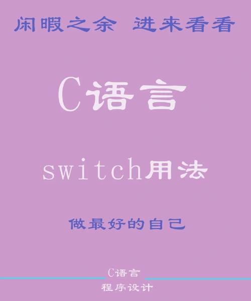 c语言switch default