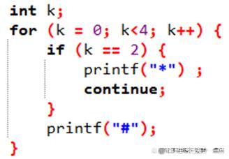 c语言continue case