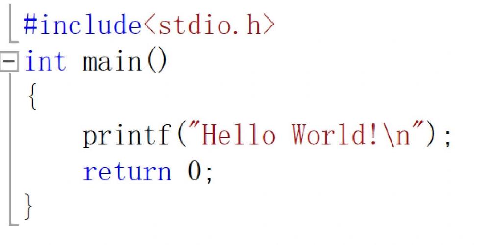 c语言输出helloworld