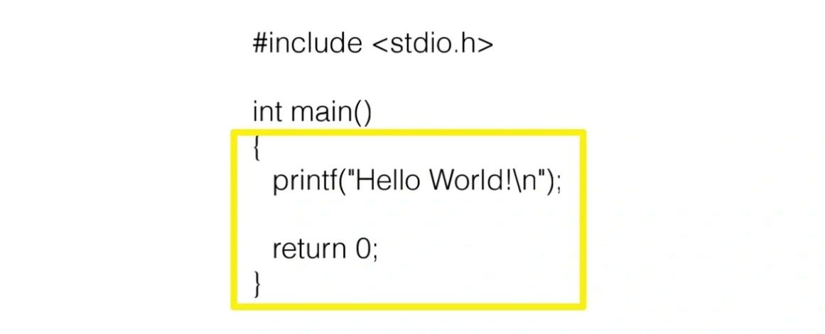 c语言输出helloworld