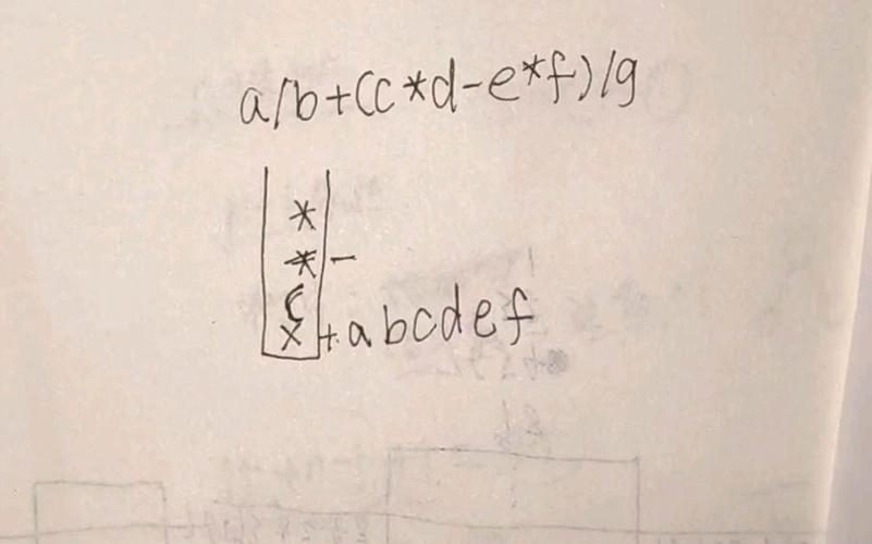 c语言 中缀表达式转后缀表达式
