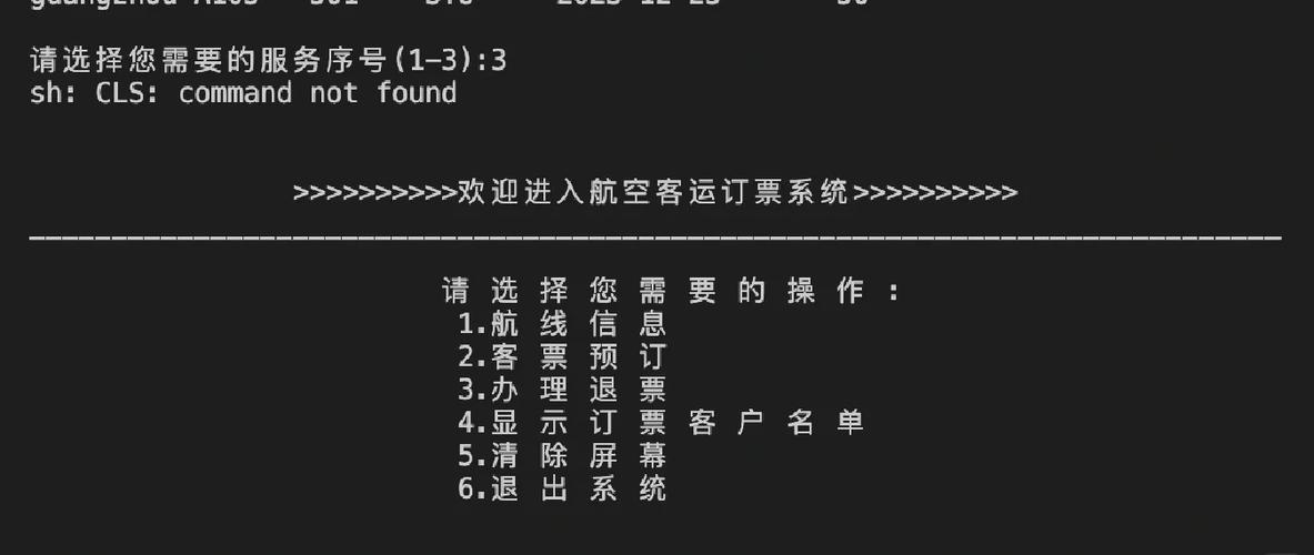 c语言课程设计飞机订票系统