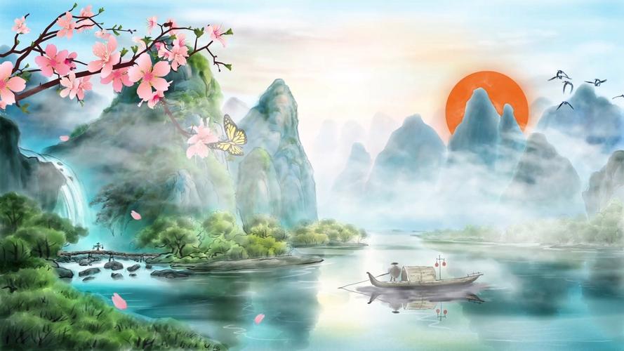 古典风山水dede模板